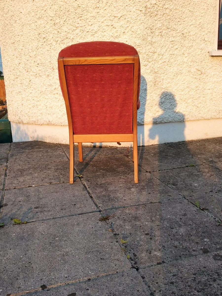Solid Oak Armchair - Image 3
