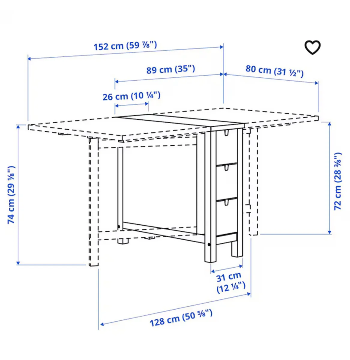 IKEA DINNING TABLE & CHAIRS - Image 4