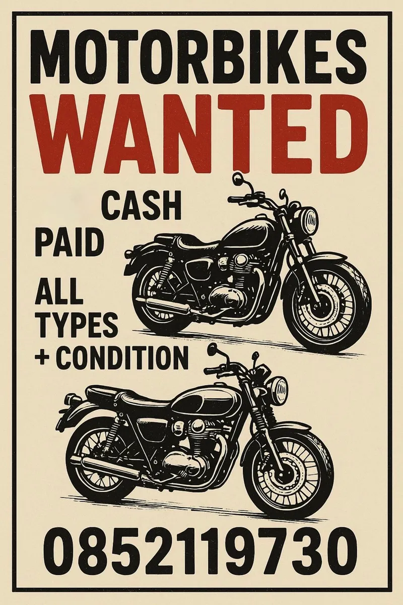 Motorbikes W&NTED all makes any condition - Image 2