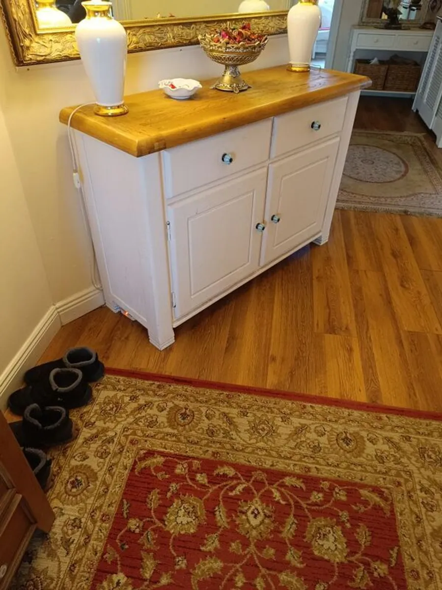 Sideboard in Solid Oak & Cream - Image 2