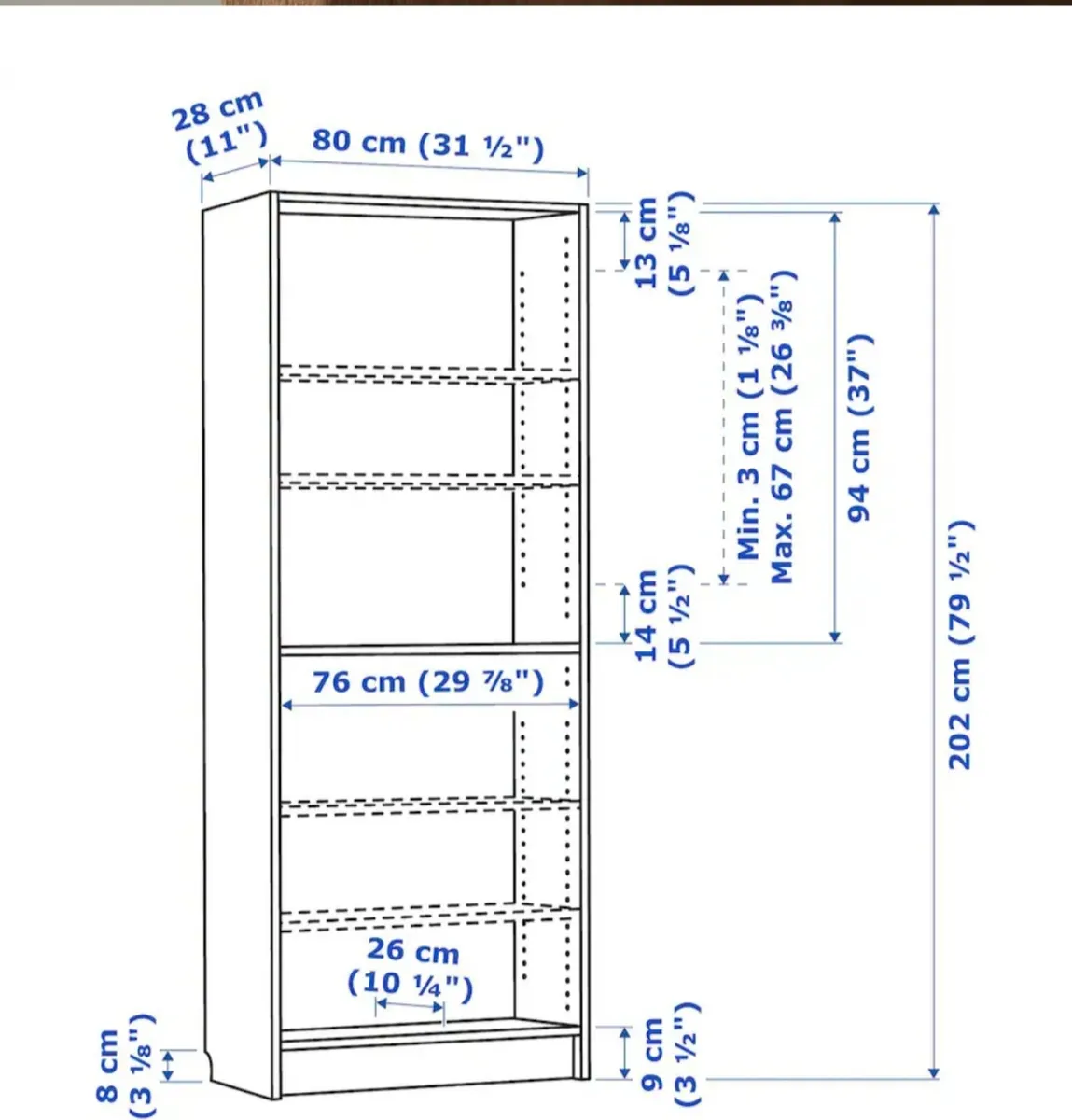 Bookcase brown - Image 2