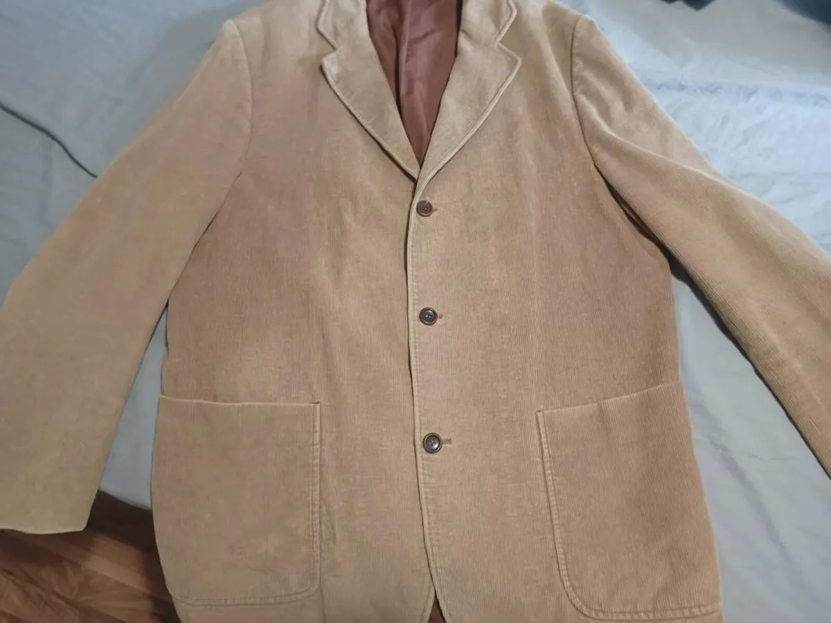 Stones Brown Corduroy Blazer - Image 1