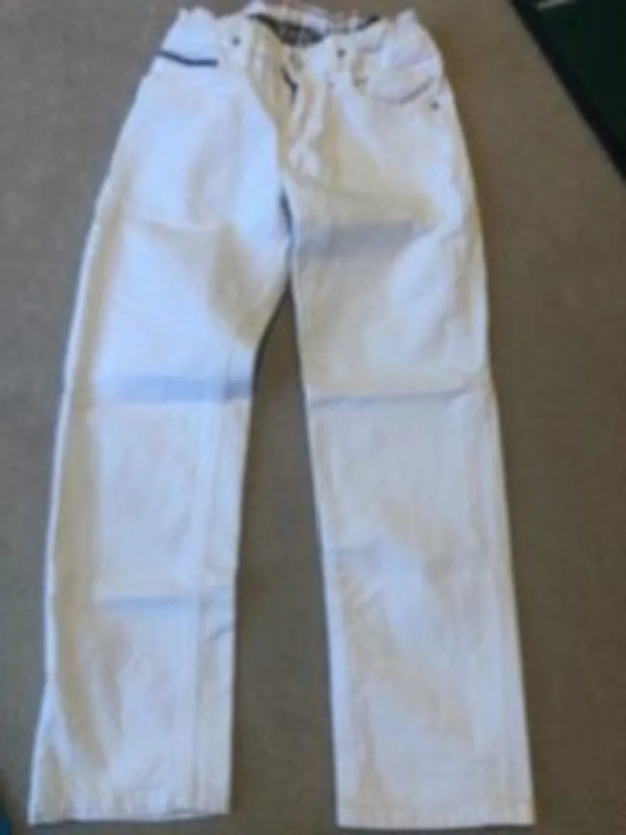 Tommy Hilfiger white girls jeans age 7-8 - Image 2