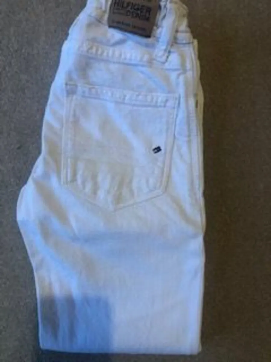 Tommy Hilfiger white girls jeans age 7-8 - Image 3