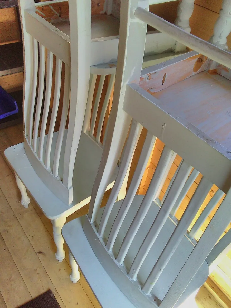 Painted kitchen chairs