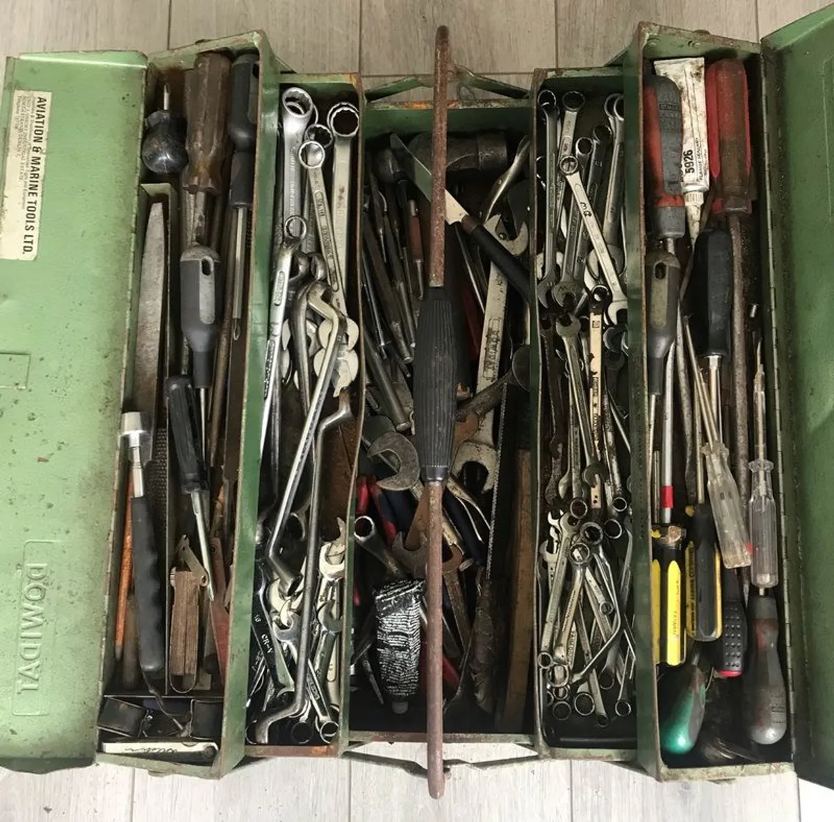 Final price drop was 500 now 320 less than 2 euro per tool  14,people watching this add ,Over 200 old school mechanics tools from 1970s onwards when tools were made to last - Image 2