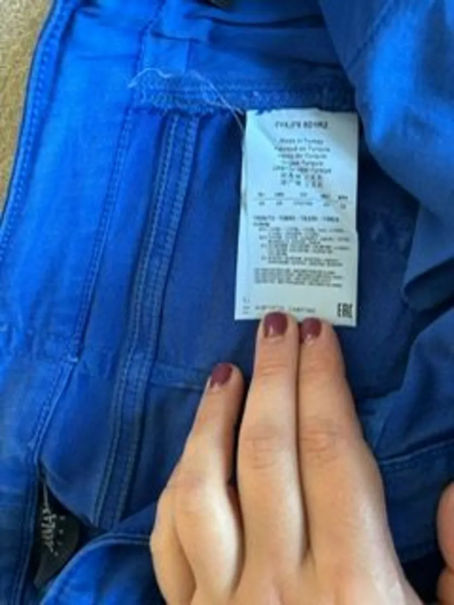 Armani Blue Straight Leg Jeans - Image 3