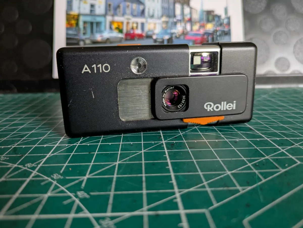 Rollei A110 camera - Carl Zeiss Tessar 23mm 2.8 - Image 1