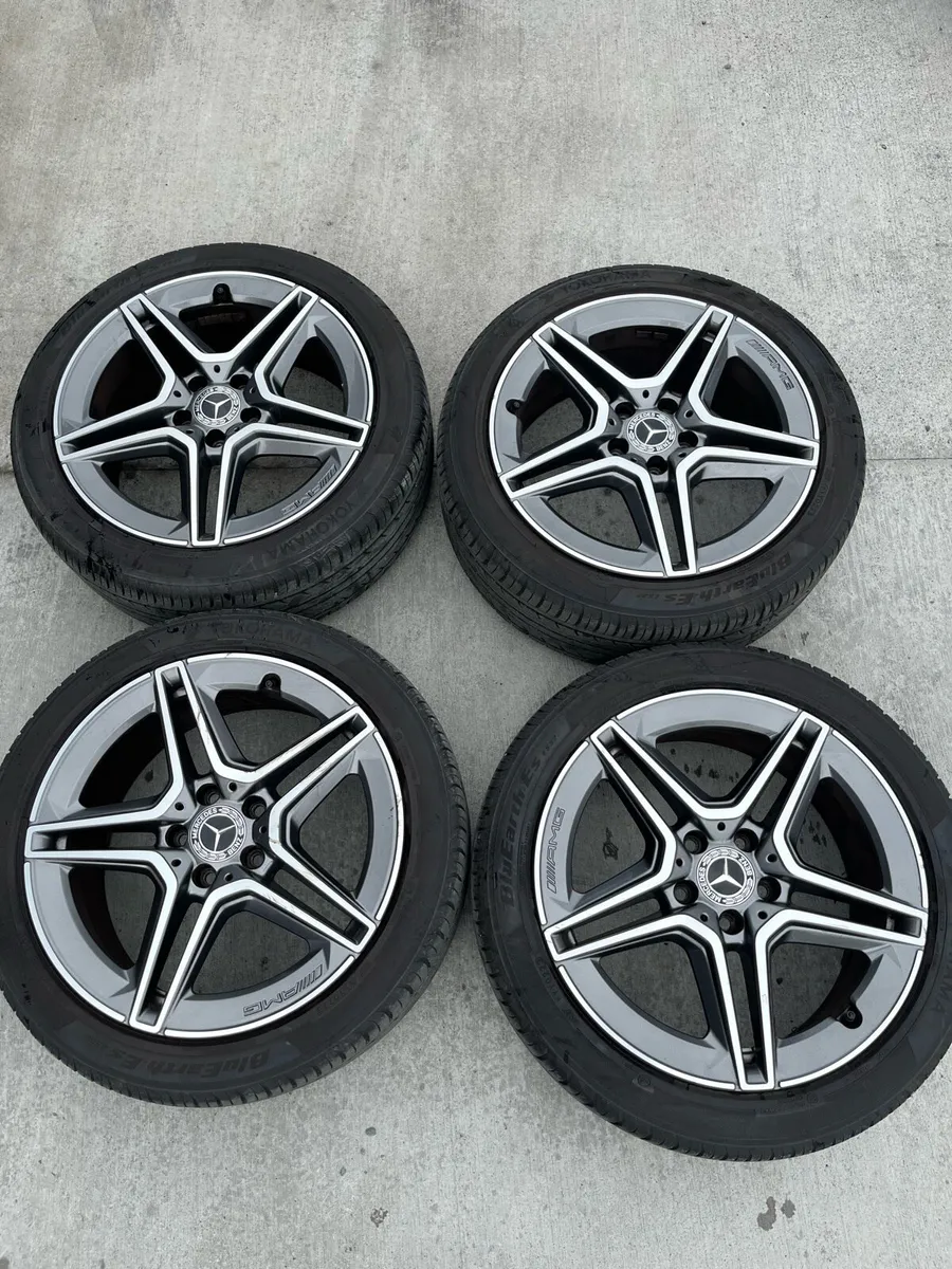 Genuine Mercedes 18” Amg Line Alloys and Tyres - Image 1