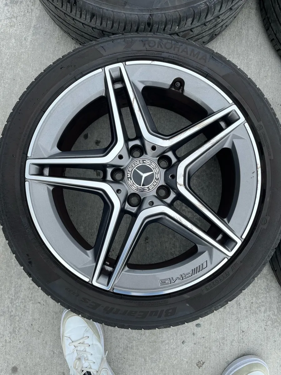 Genuine Mercedes 18” Amg Line Alloys and Tyres - Image 2