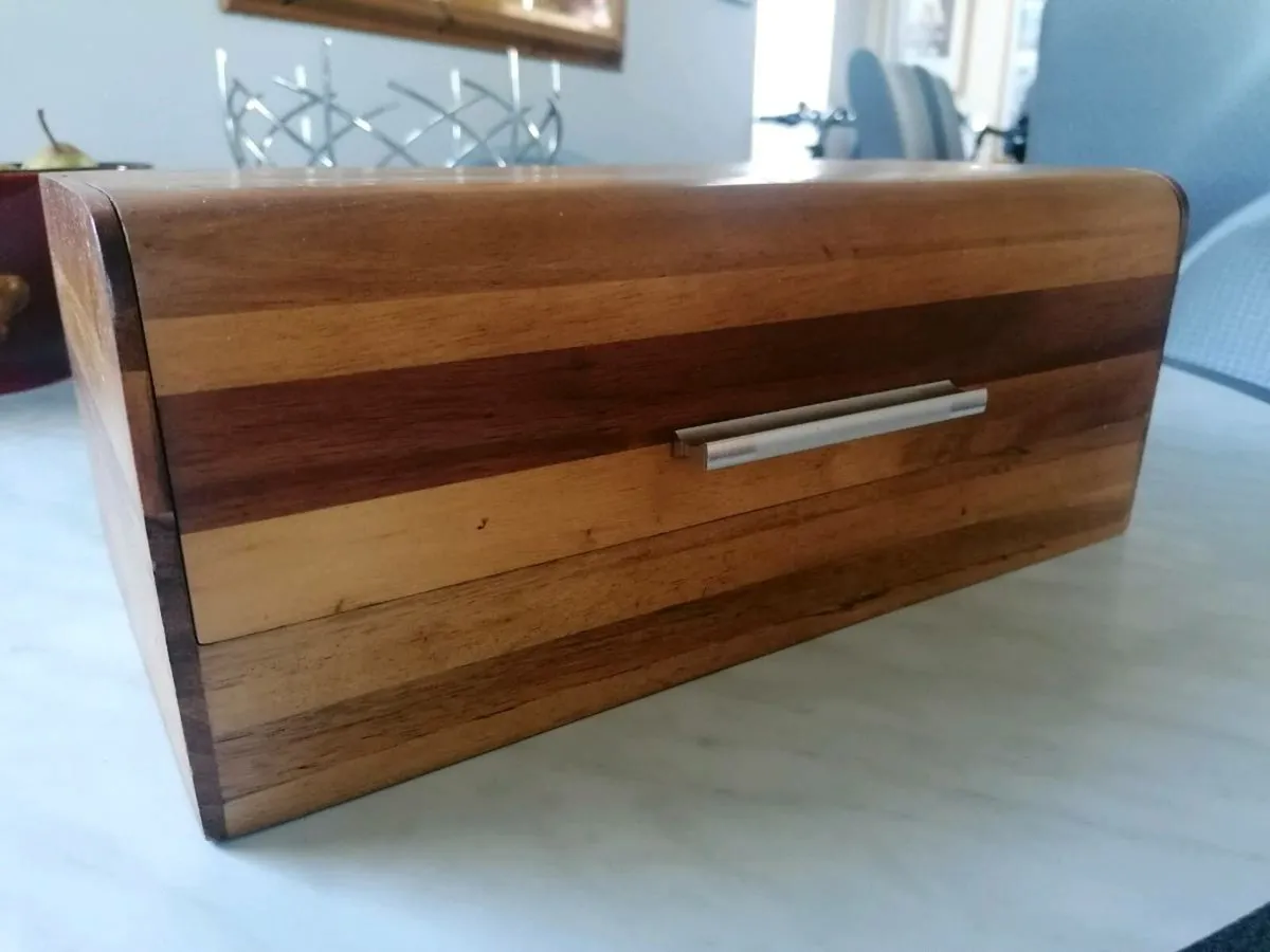 Wooden Bread Box - Image 1