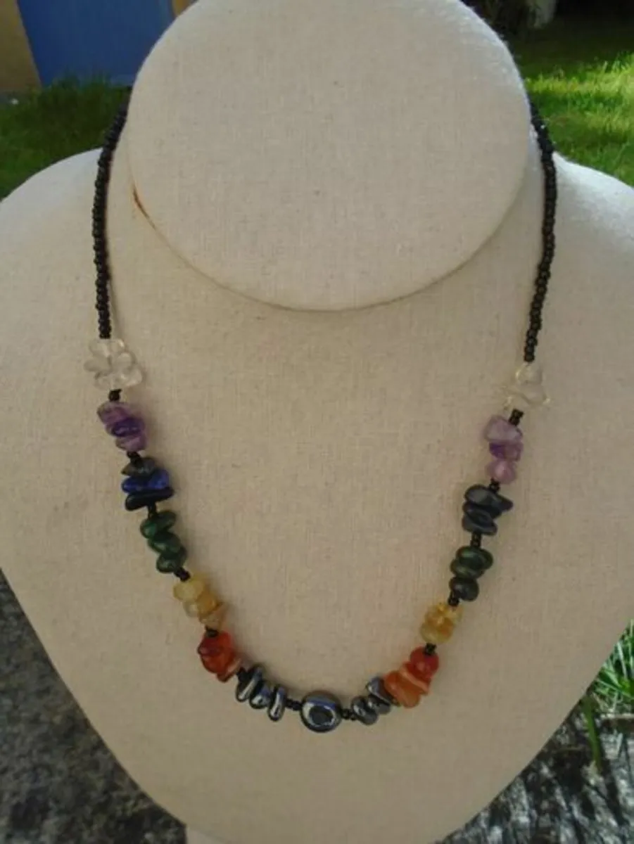 Chakra necklace, Jewellery, Necklace,Gemstones - Image 1