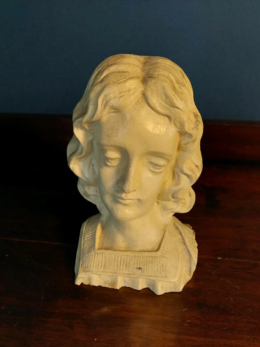 Antique-Style Plaster Bust - Image 1
