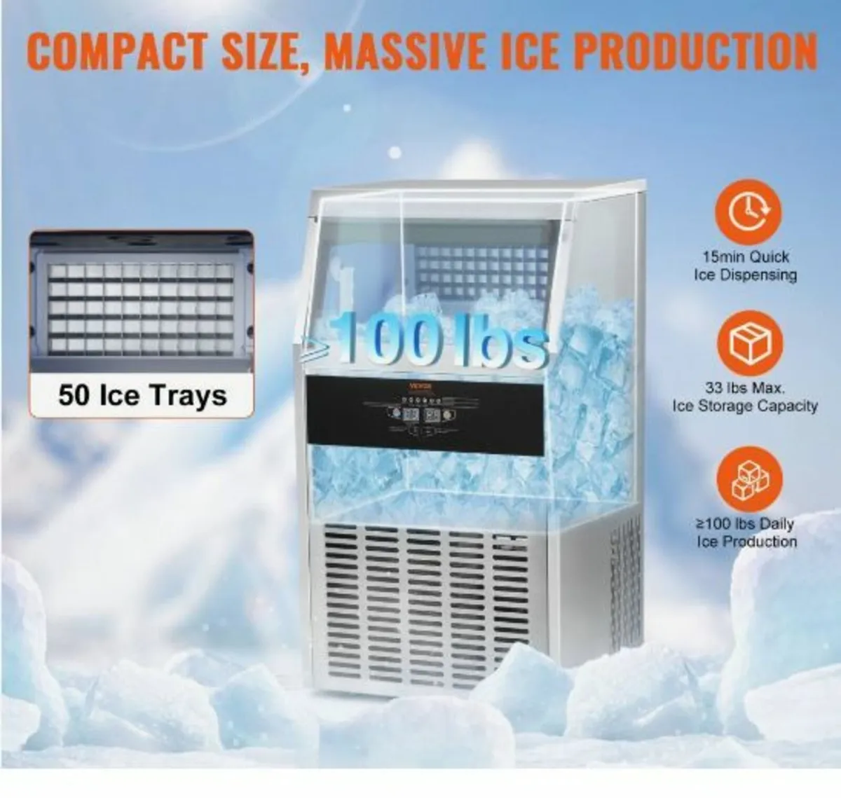 Commercial Ice Maker Freestanding Cabinet - Image 2