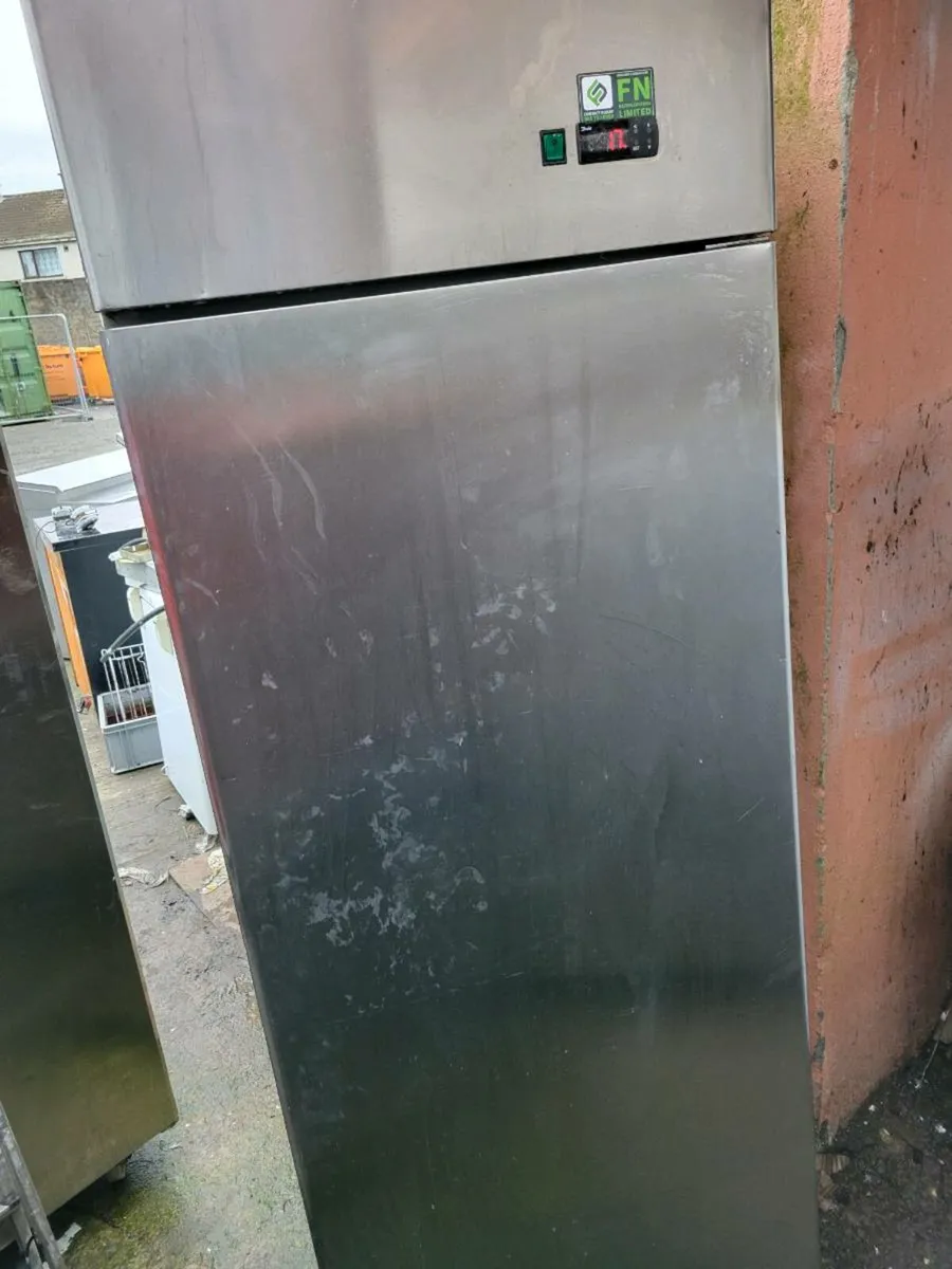 Fridge Upright Stainless Steel Fridge - Image 1