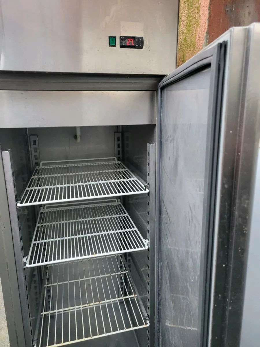 Fridge Upright Stainless Steel Fridge - Image 4