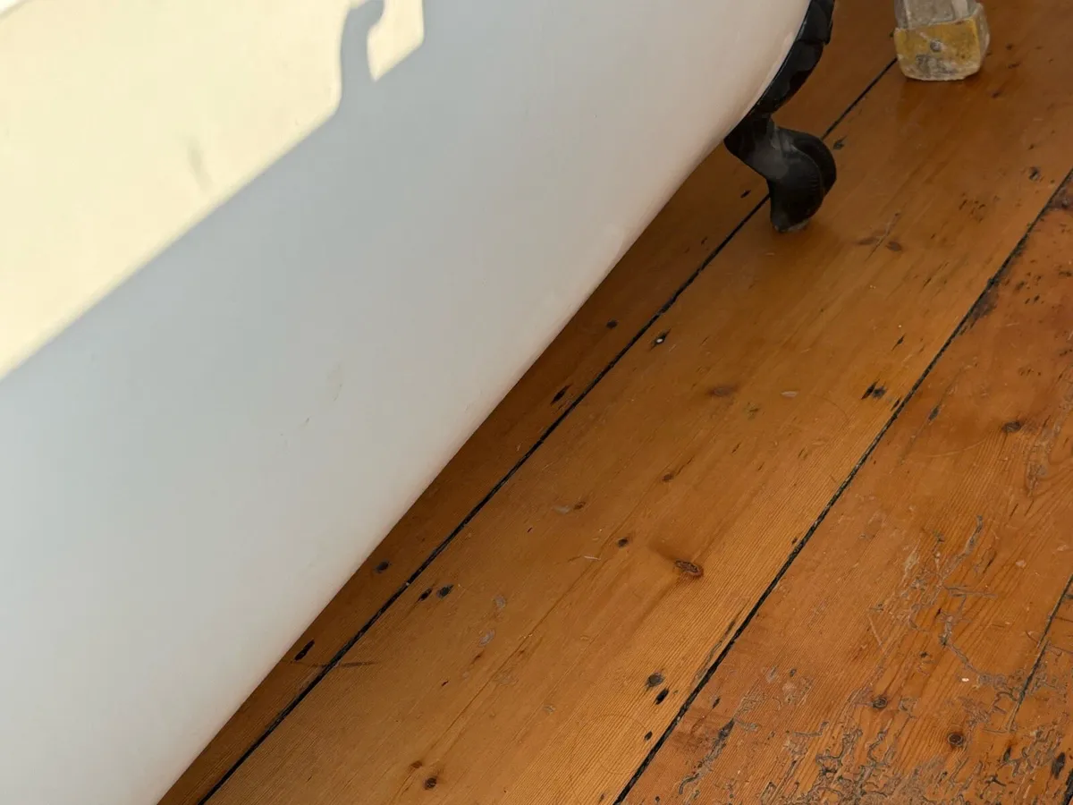 Cast iron roll top bath claw feet - Image 2