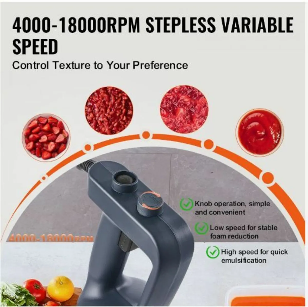 Commercial Immersion Blender 500W - Image 3