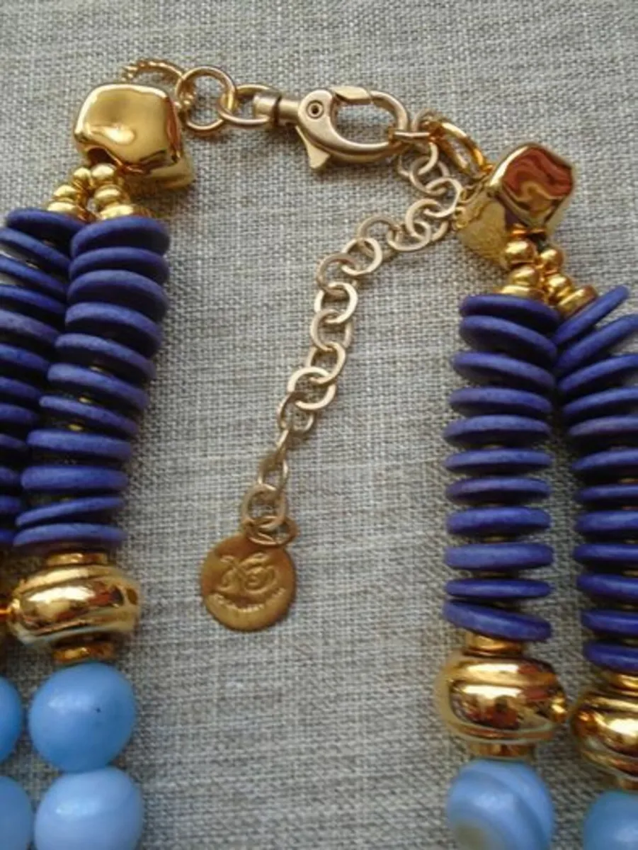 Statement necklace. Chunky gemstone necklace.Jewel - Image 2