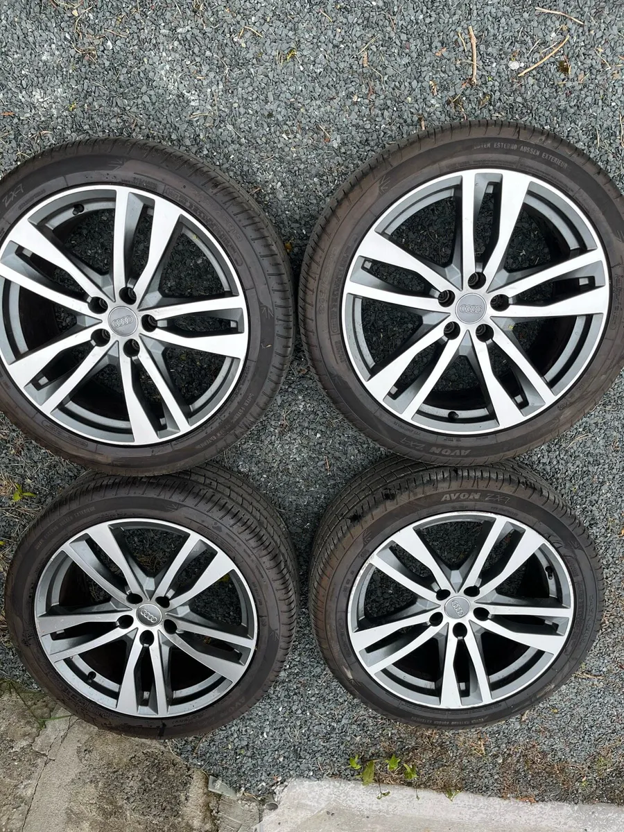 Genuine Audi A6 19” Alloys and Tyres - Image 1