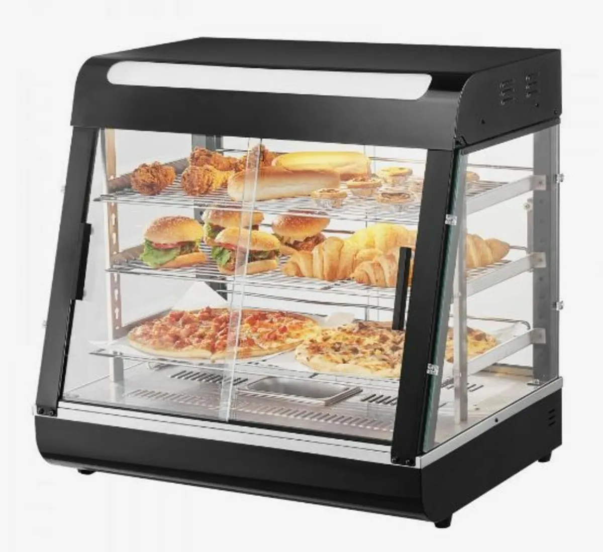 3-Tier Commercial Food Warmer Display - Image 1