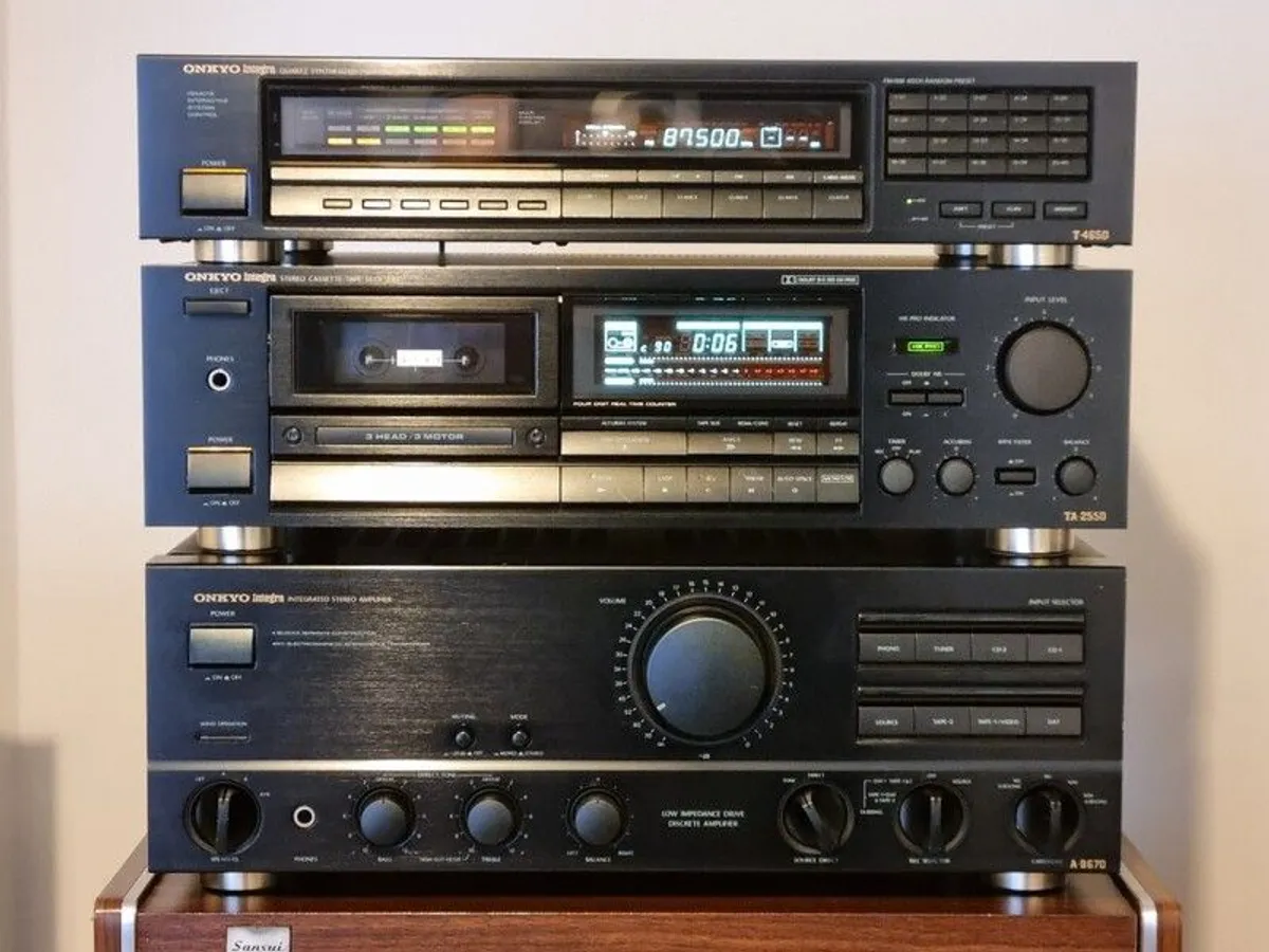 Onkyo integra amp.tuner and tape deck - Image 2