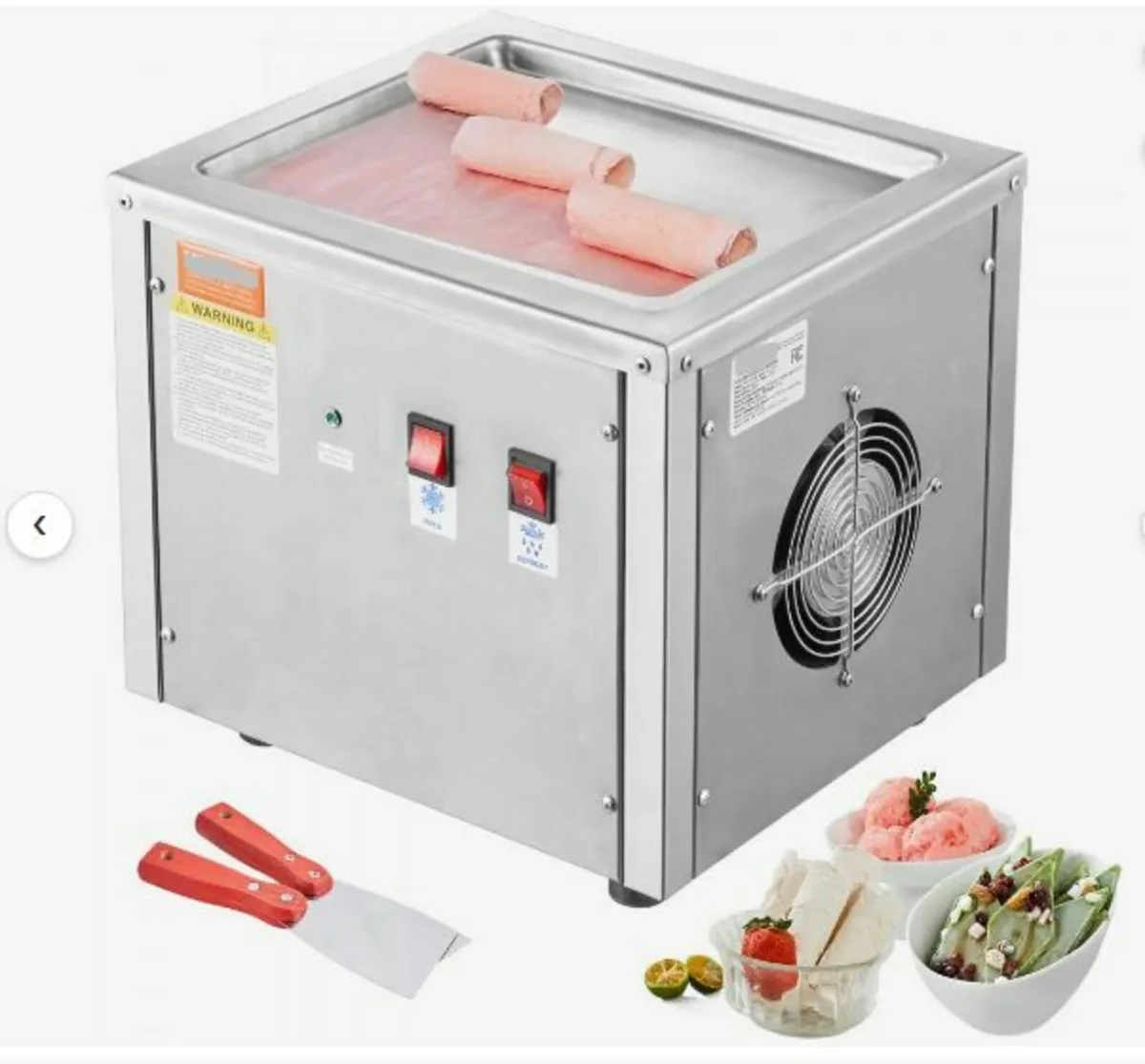 Fried Ice Cream Roll Machine Rolled Ice - Image 1