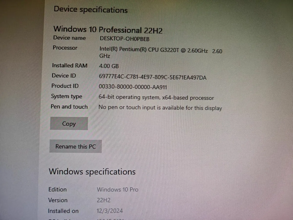 Lenovo ThinkStation M73 Tiny PC + DVD | Intel | - Image 4