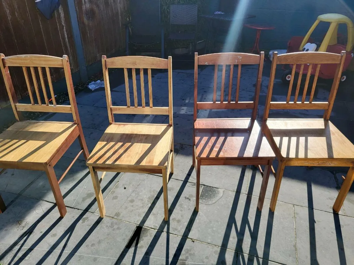 Wooden chairs - Image 1