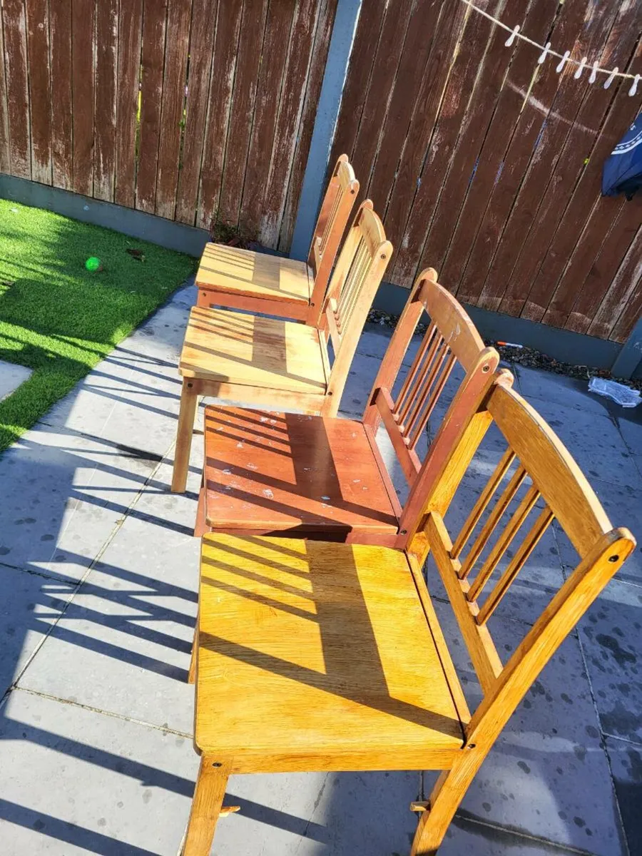 Wooden chairs - Image 2