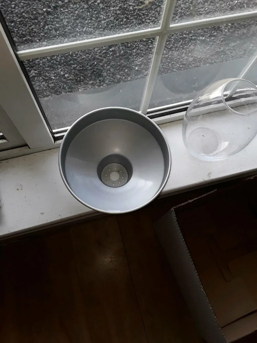 Ceiling light shades aluminium  new 30e for  3 - Image 2