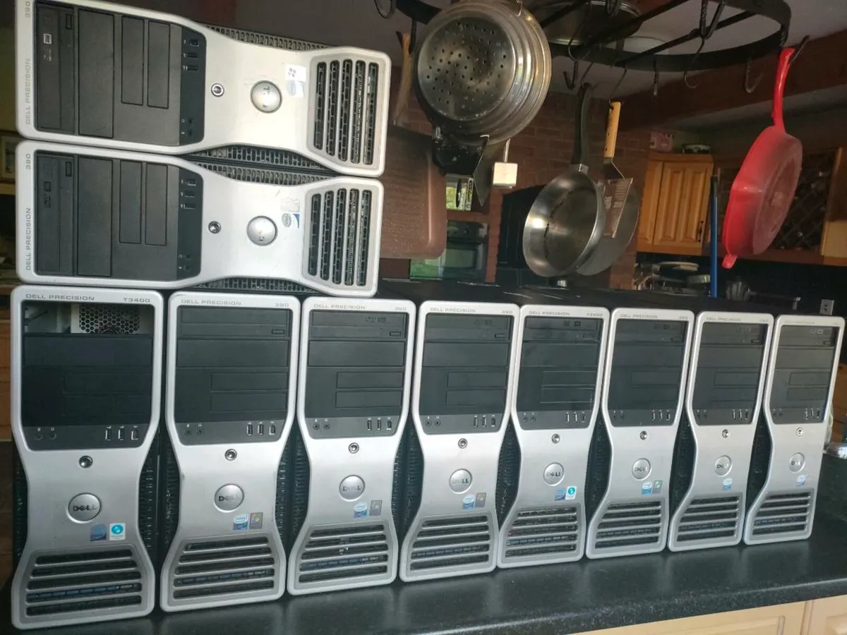 10 Dell Precision PC's,128GB SSD's, Windows 10 - Image 1