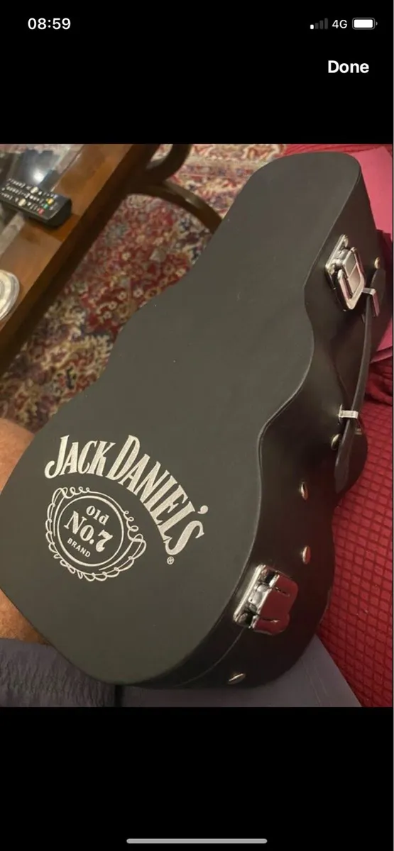 Rare Jack Daniel’s Guitar Bottle Holder - Image 1