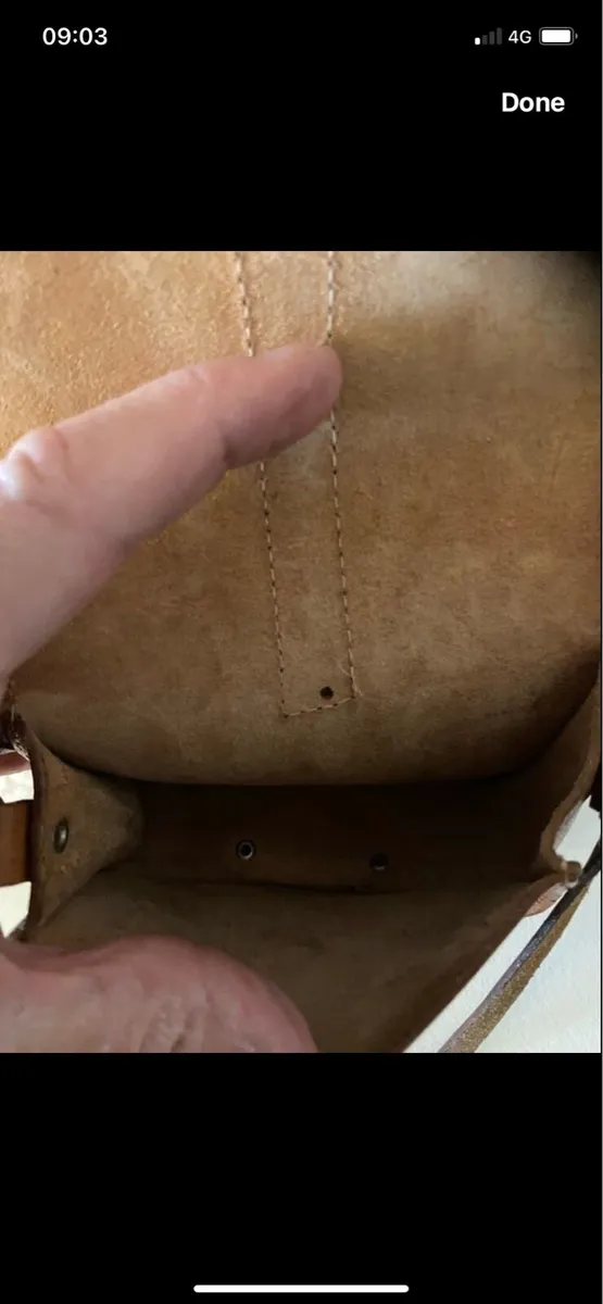 Small Leather Shoulder Bag - Image 3