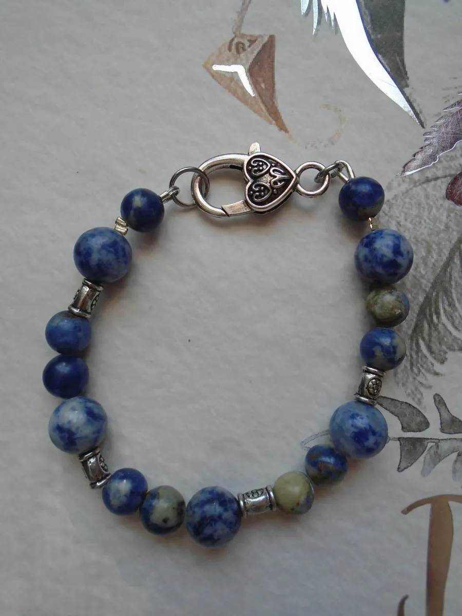 Handmade bracelet,Sodalite bracelet.Jewellery - Image 2