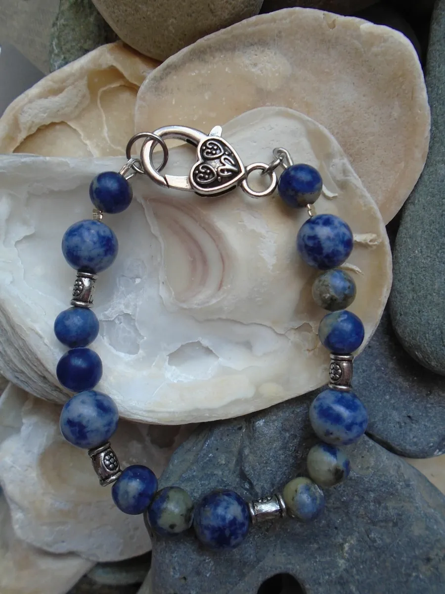 Handmade bracelet,Sodalite bracelet.Jewellery - Image 3