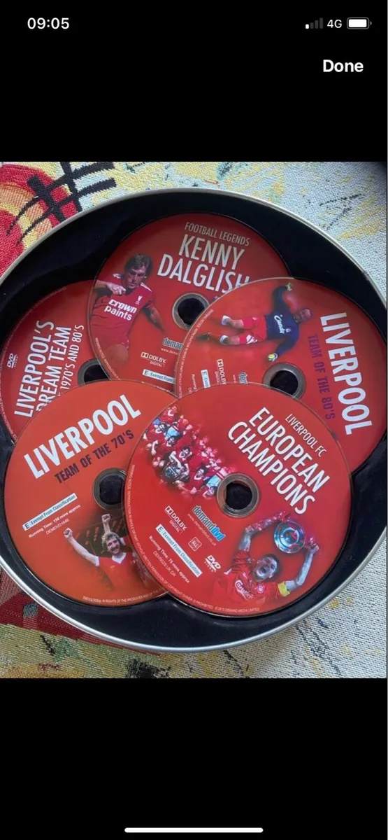 Liverpool Legends-5 DVD’s - Image 2