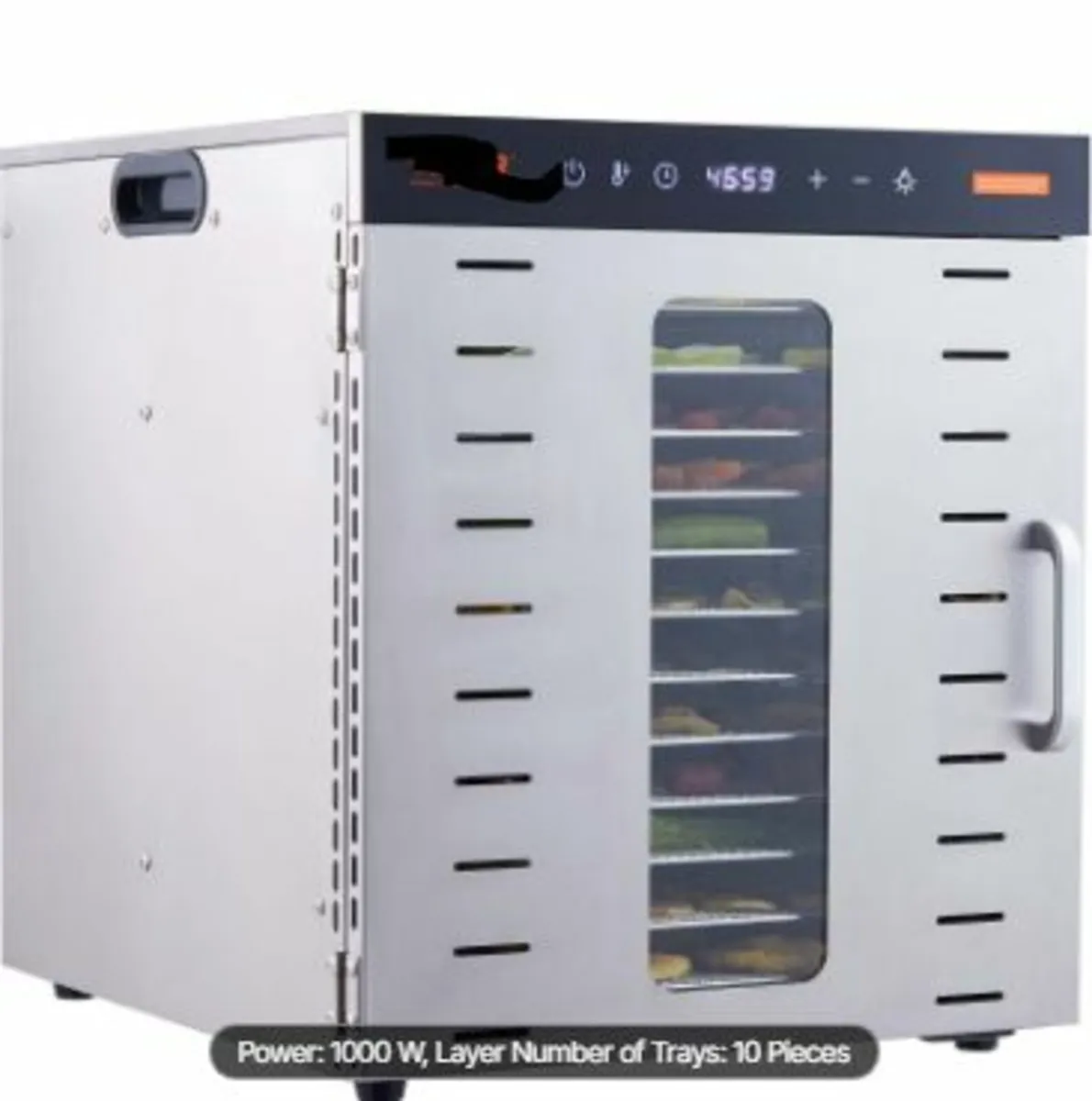 10 Trays Food Dehydrator Machine Stainless Steel - Image 1