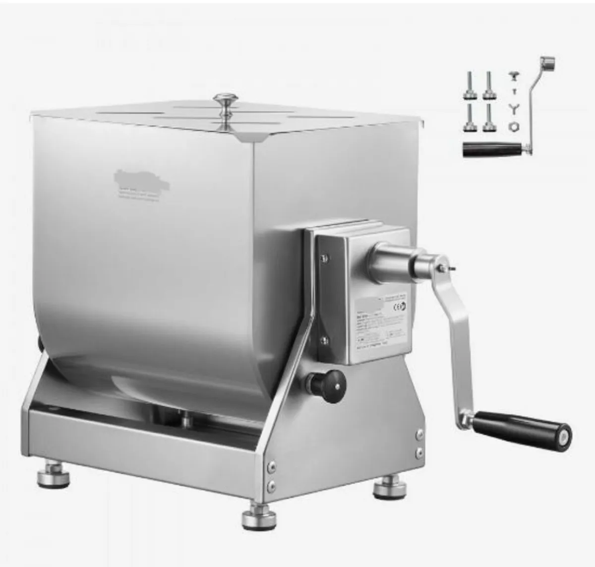 Manual Meat Mixer 80L Tilt Tank Mixing - Image 1