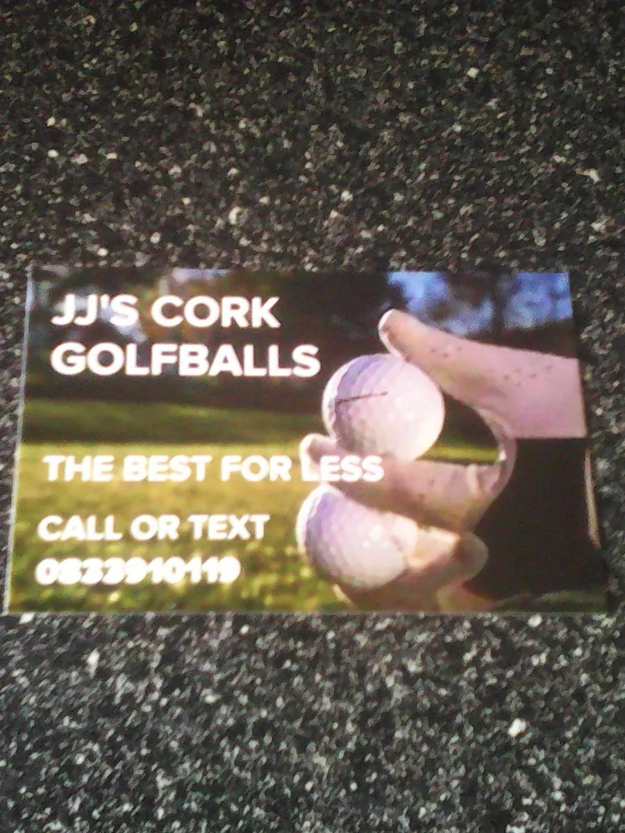 JJ'S CORK GOLF BALLS - BEST BRANDS ONLY - Image 4