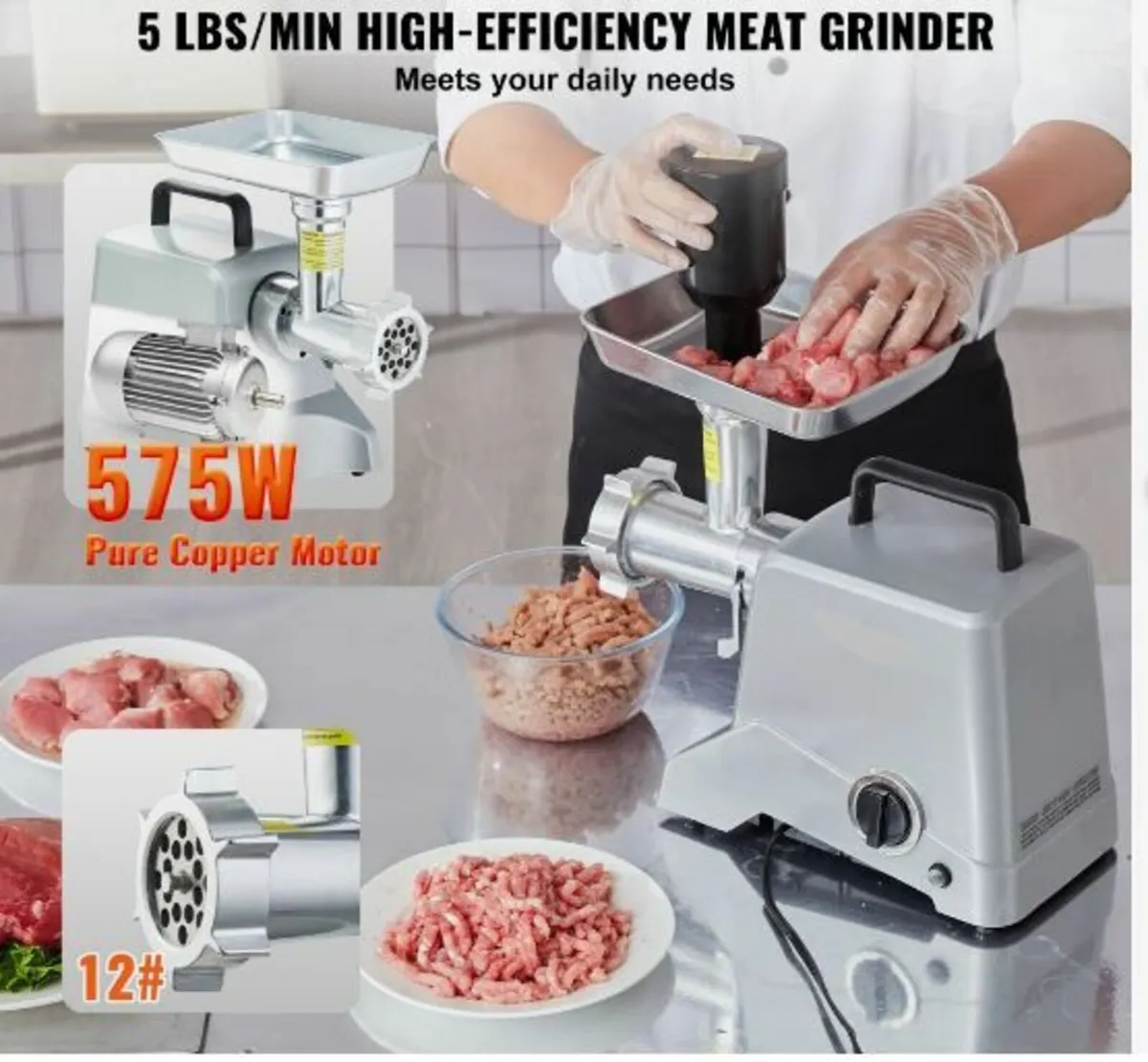 Commercial Electric Meat Grinder 5 - Image 2