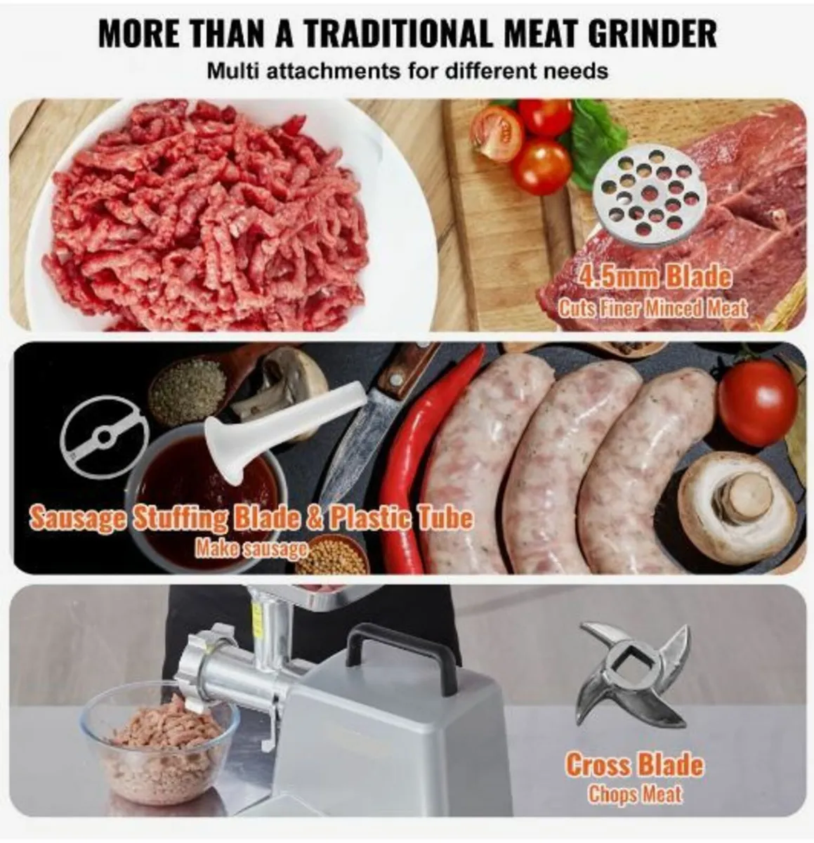 Commercial Electric Meat Grinder 5 - Image 3