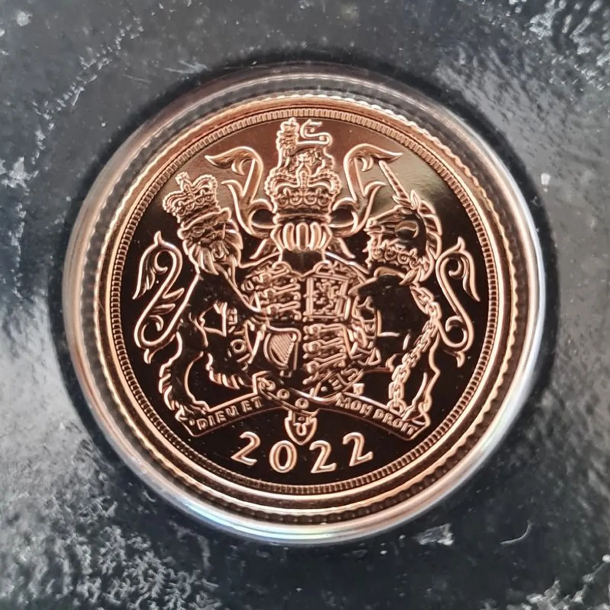 2022 Gold Half Sovereign Queen Elizabeth II Memorial Coin - Image 1