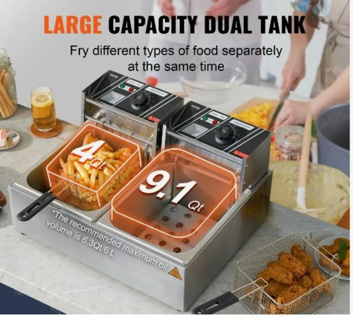 Commercial Electric Deep Fryer - Image 3