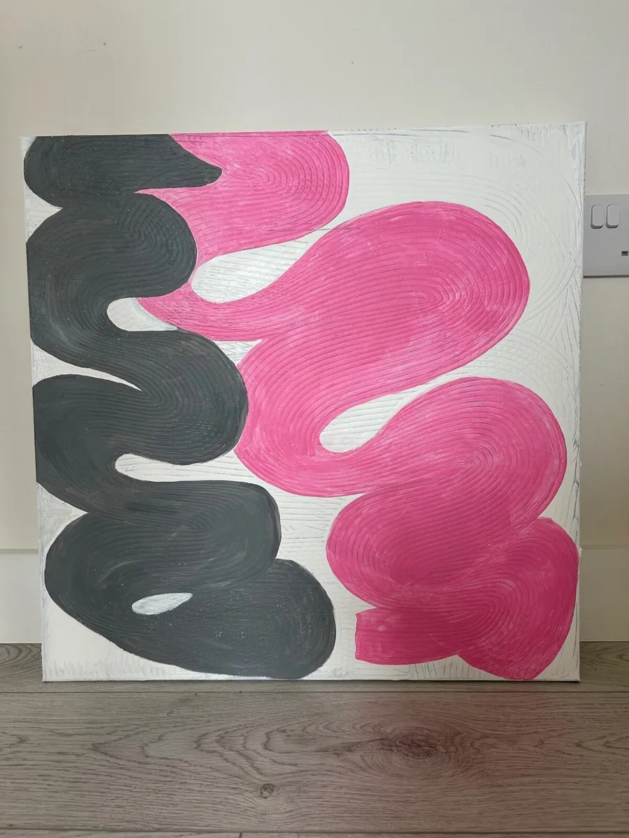 “Fading echoes “ abstract painting - Image 3