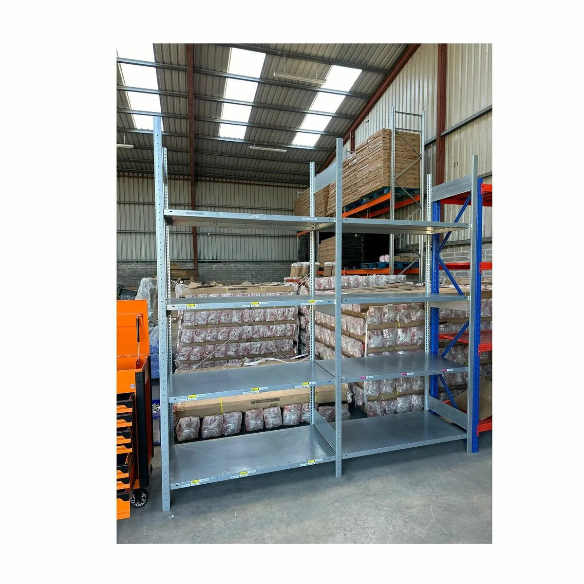 Used Shelving Bays Galvanised - Image 1