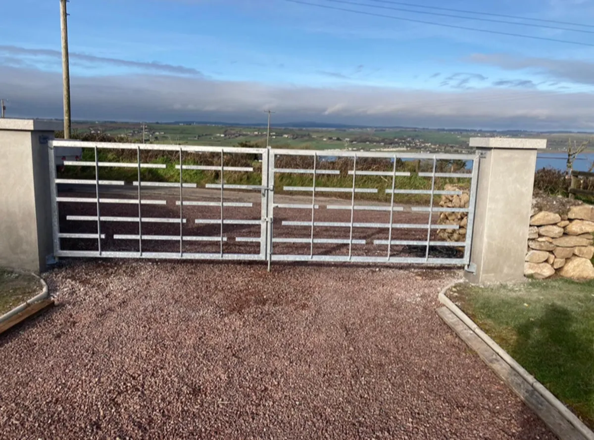 Entrance gates, railings, steel work - Image 2