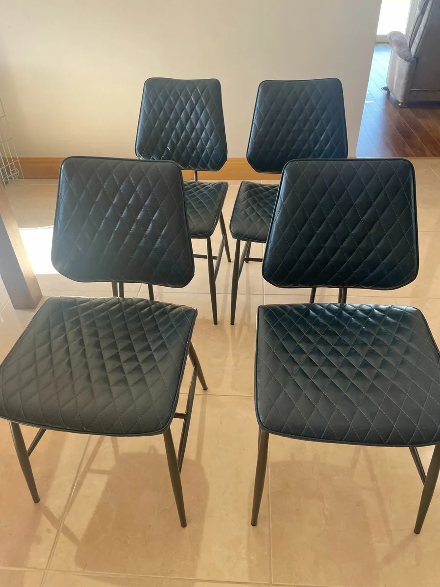 Dark Blue Isabella Dining Chairs - Image 1