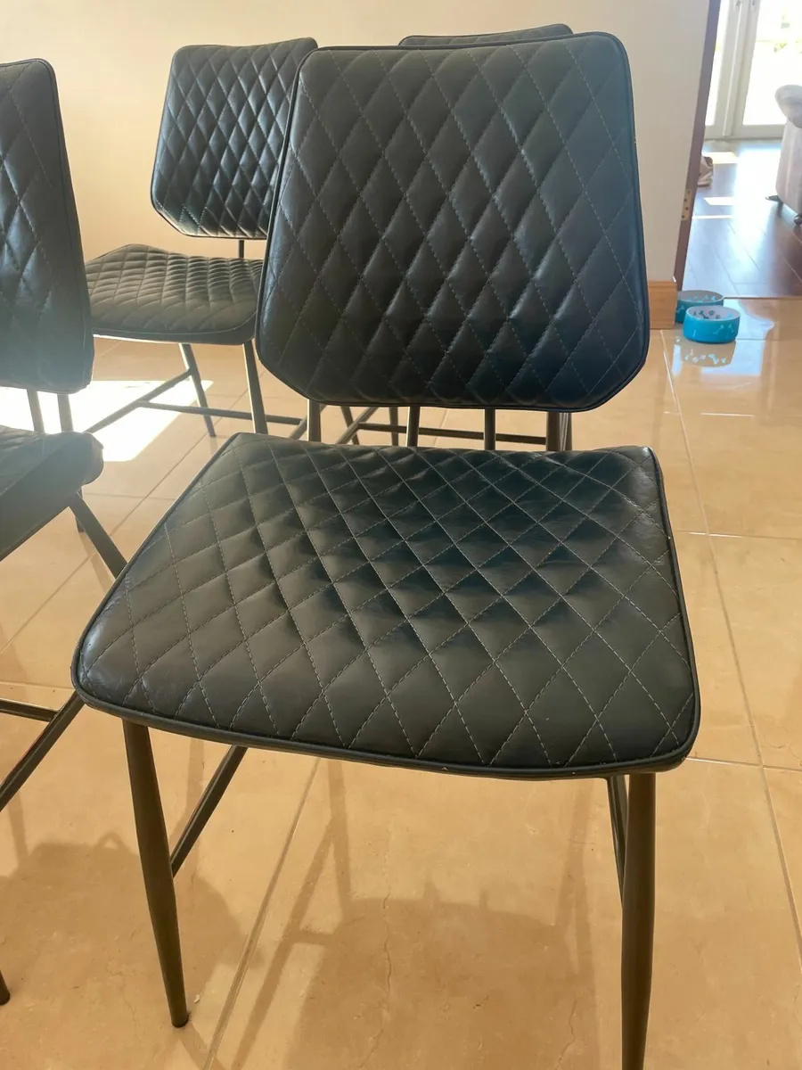 Dark Blue Isabella Dining Chairs - Image 3
