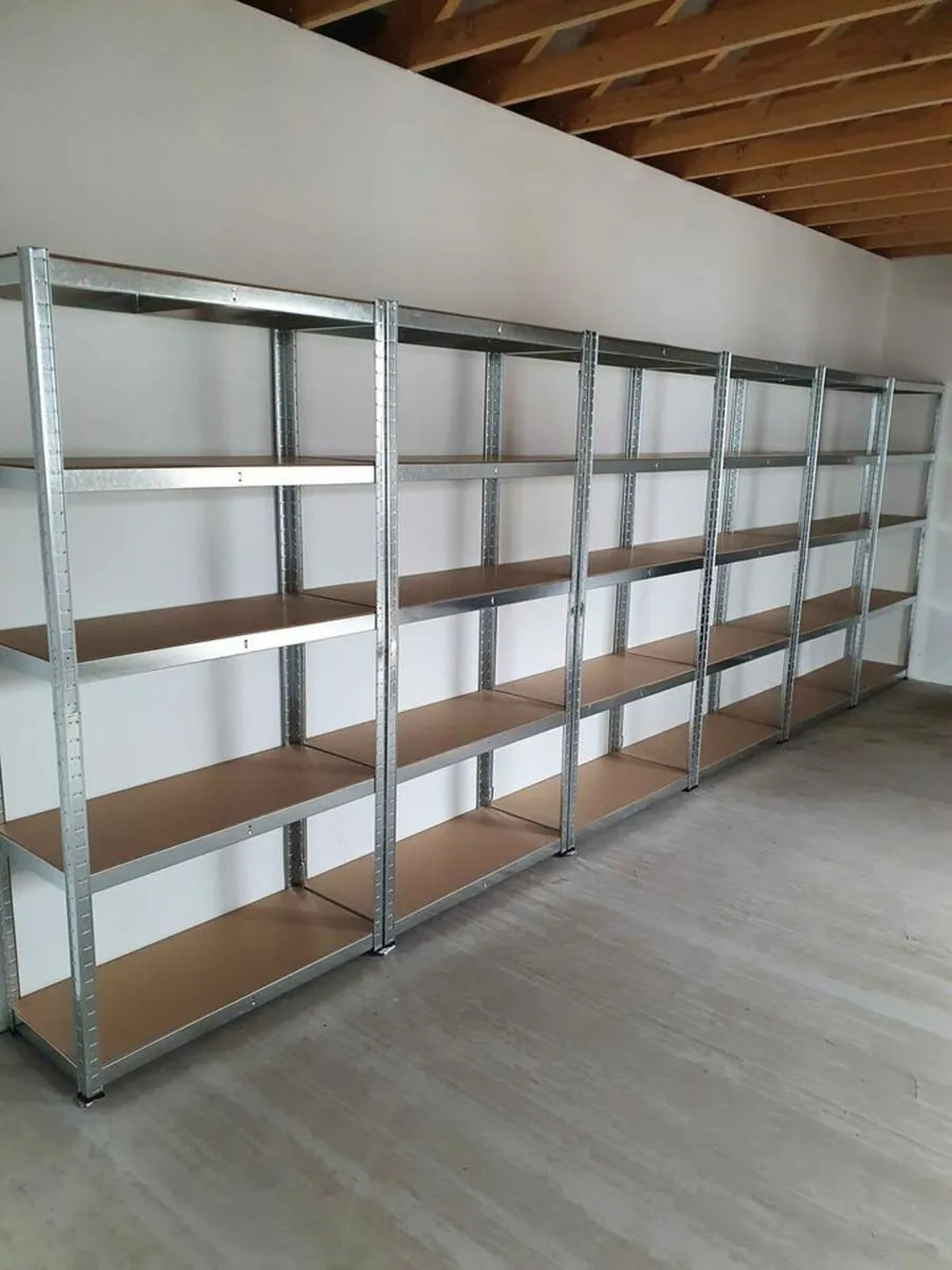 Metal Shelving - 5 Shelves Per Bay Various Sizes - Image 2
